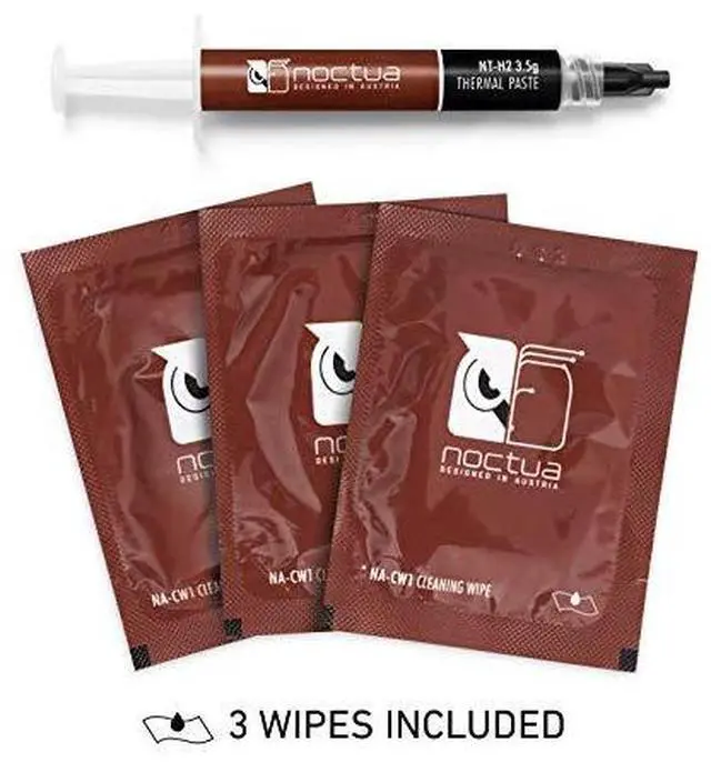 Alt view image 4 of 4 - Noctua NT-H2 3.5g, Pro-Grade Thermal Compound Paste incl. 3 Cleaning Wipes (3.5g)