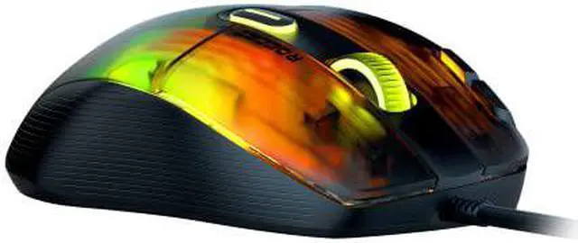 Alt view image 3 of 5 - ROCCAT Kone XP PC Gaming Mouse with 3D AIMO RGB Lighting, 19K DPI Optical Sensor, 4D Krystal Scroll Wheel, Multi-Button Design, Wired Computer Mouse, Black, (ROC-11-420-01)