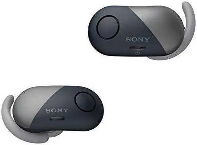 Main image of Sony True Wireless Bluetooth in Ear Headphones: Noise Cancelling Sports Workout Ear Buds - Cordless, Sweatproof Earphones, Built-in Microphone, Extra BASS WF-SP700N/B (International Version) Black