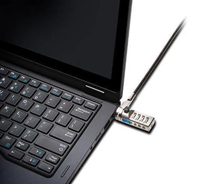 Alt view image 3 of 5 - Kensington 64442 N17 Combination Lock for Dell Laptops, 6' Cable, Black/Silver