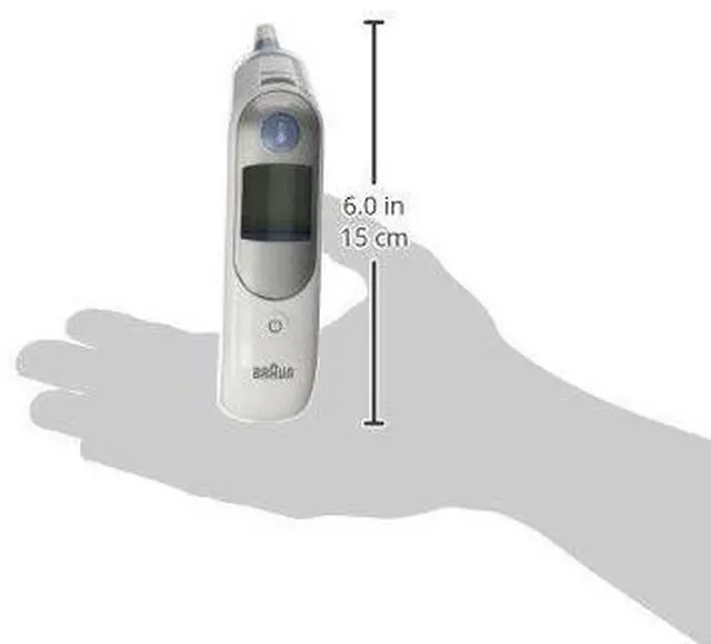 Alt view image 5 of 5 - Braun Digital Ear Thermometer, ThermoScan 5 IRT6500, Ear Thermometer for Babies, Kids, Toddlers and Adults, Display is Digital and Accurate, Thermometer for Precise Fever Tracking at Home