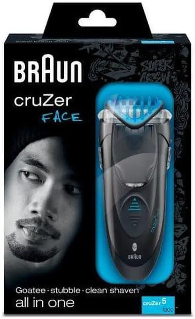 Alt view image 2 of 3 - Braun Cruzer 5 Electric Shaver / Styler / Trimmer, 3-in-1 Ultimate Hair Clipper, Wet & Dry, Fully Washable