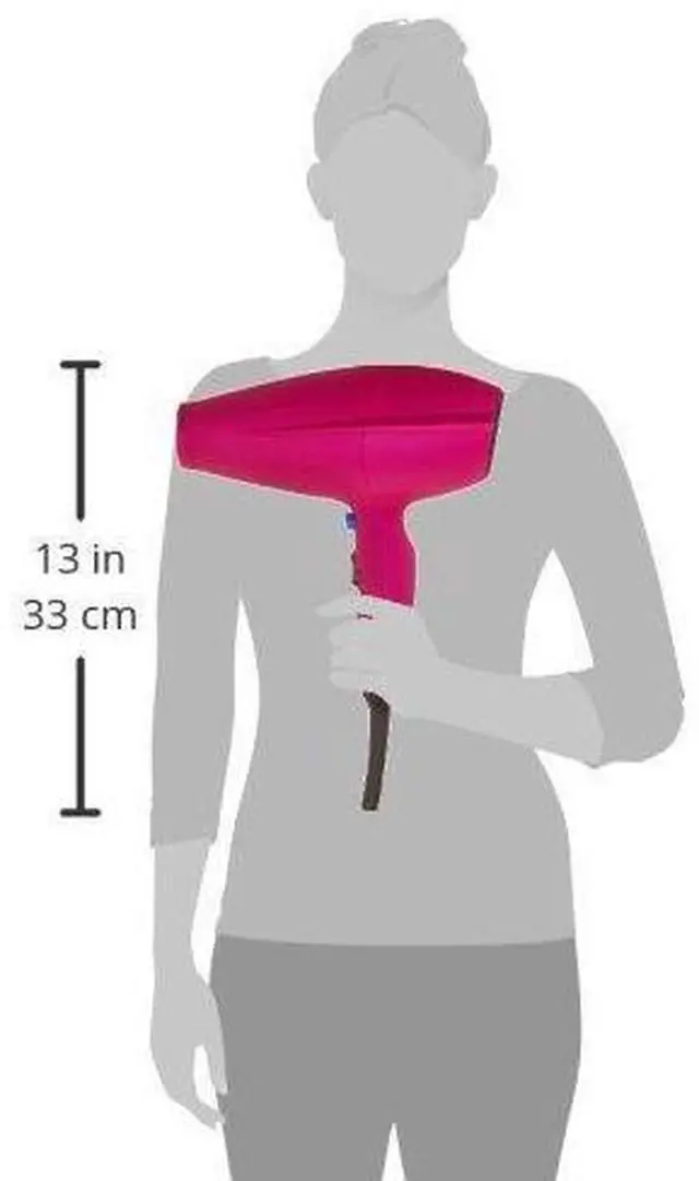 Alt view image 4 of 4 - Infiniti Pro by Conair 1875 Watt Salon Performance AC Motor Styling Tool/Hair Dryer; Soft Touch Pink