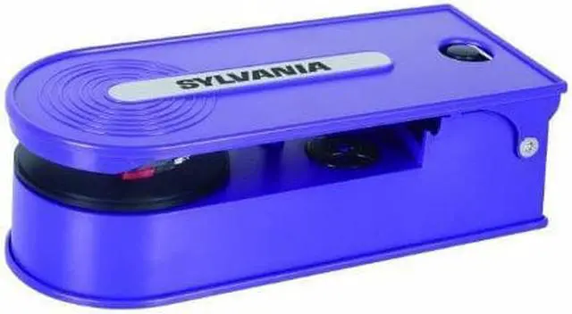 Alt view image 2 of 2 - Sylvania Turntable Record Player with USB Encoding, Purple