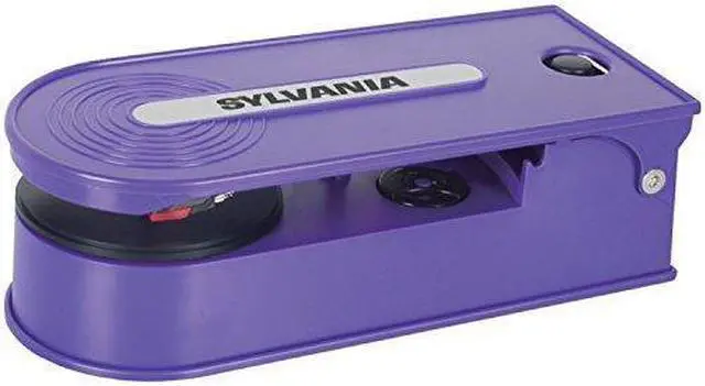 Main image of Sylvania Turntable Record Player with USB Encoding, Purple
