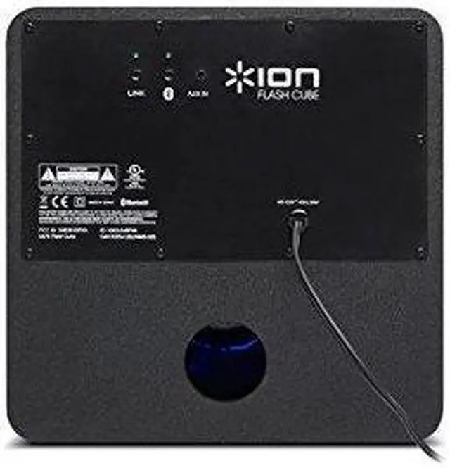 Alt view image 2 of 6 - ION Audio Flash Cube | Wired Bluetooth Speaker with Multicolored LED Ambient Lighting (Single)