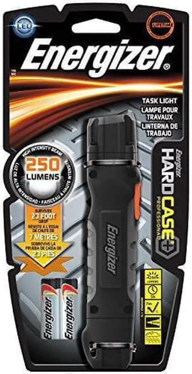 Alt view image 8 of 20 - ENERGIZER TUF2AAPE Hard Case LED Flashlight, Black, AA, 300 lm