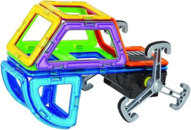 Alt view image 2 of 7 - MAGFORMERS Funny Wheel (20 Piece) Magnetic Building Set