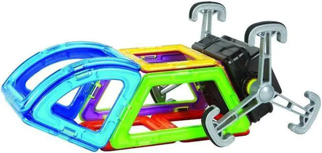 Alt view image 6 of 7 - MAGFORMERS Funny Wheel (20 Piece) Magnetic Building Set