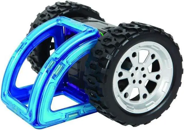 Alt view image 7 of 7 - MAGFORMERS Funny Wheel (20 Piece) Magnetic Building Set