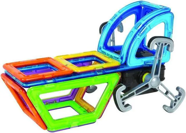 Alt view image 3 of 7 - MAGFORMERS Funny Wheel (20 Piece) Magnetic Building Set