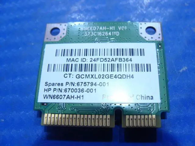 Main image of HP Pavilion 15-b142dx 15.6" Genuine Wireless WIFI Card 675794-001 670036-001