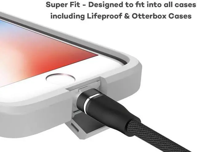 Alt view image 5 of 7 - 6FT Multi Charging Cable 2Pack Bolatus Z-Series 3 in 1 Multiple Devices Phone Connector Universal USB Charger Cord Adapter Compatible with Cell Phone X 8 7 Plus S9 Note Tablets(Black, 6FT-2Pack)