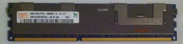 Main image of 8GB MEMORY PC3-10600R Dural Rank HMT31GR7BFR4C-H9/HMT31GR7AFR4C-H9
