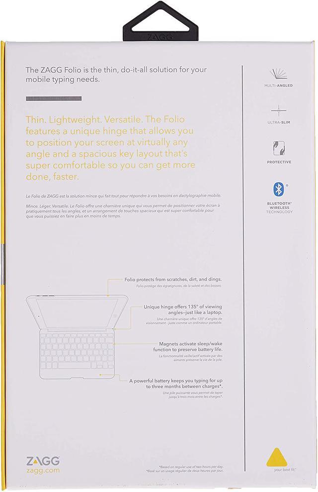 Alt view image 4 of 8 - ZAGG Keyboard/Cover Case (Folio) for iPad Air - Sage