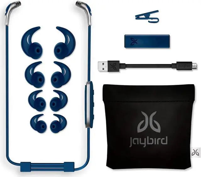 Alt view image 3 of 3 - Jaybird FREEDOM 2 In-Ear Wireless Bluetooth Sport Earbuds Headphones - Dark Blue
