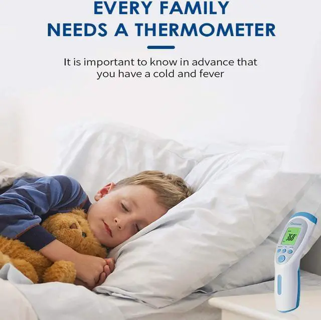 Alt view image 6 of 7 - Berrcom Non Contact Infrared Forehead Thermometer JXB-182 Medical Grade Baby Fever Check Thermometer 3 in 1 Multifunctional for Kids Infant Adult. FDA and CE Approved
