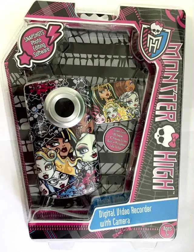 Alt view image 4 of 4 - Sakar Monster High Digital Video Recorder with Camera