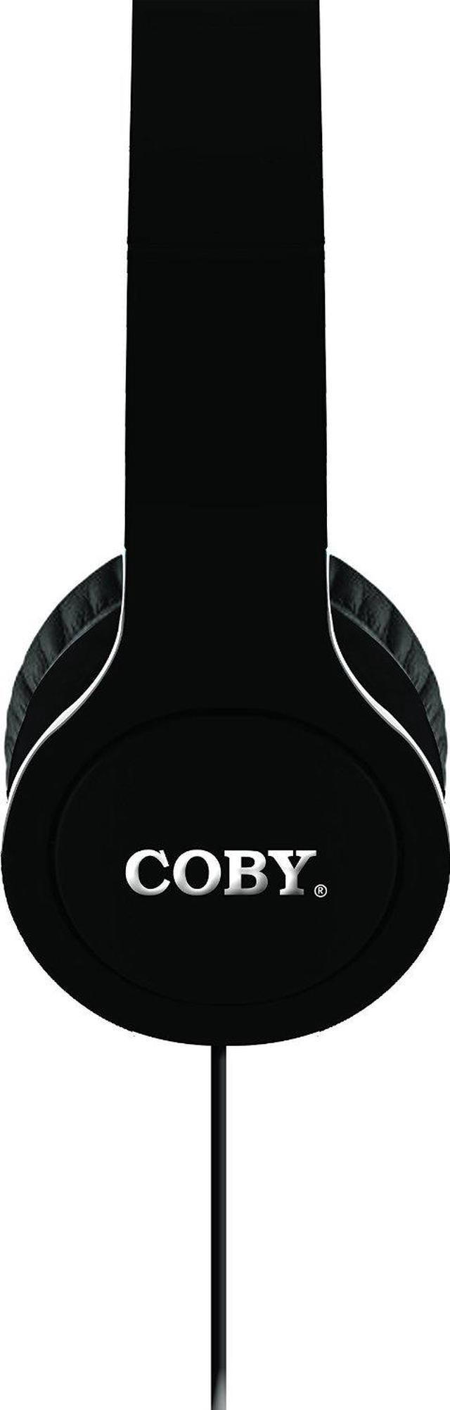 Alt view image 4 of 5 - Coby Folding Stereo Headphones, White (CVH-801-WHT)