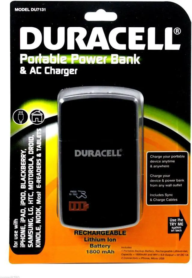 Alt view image 16 of 17 - Duracell Battery Back-Up USB and AC