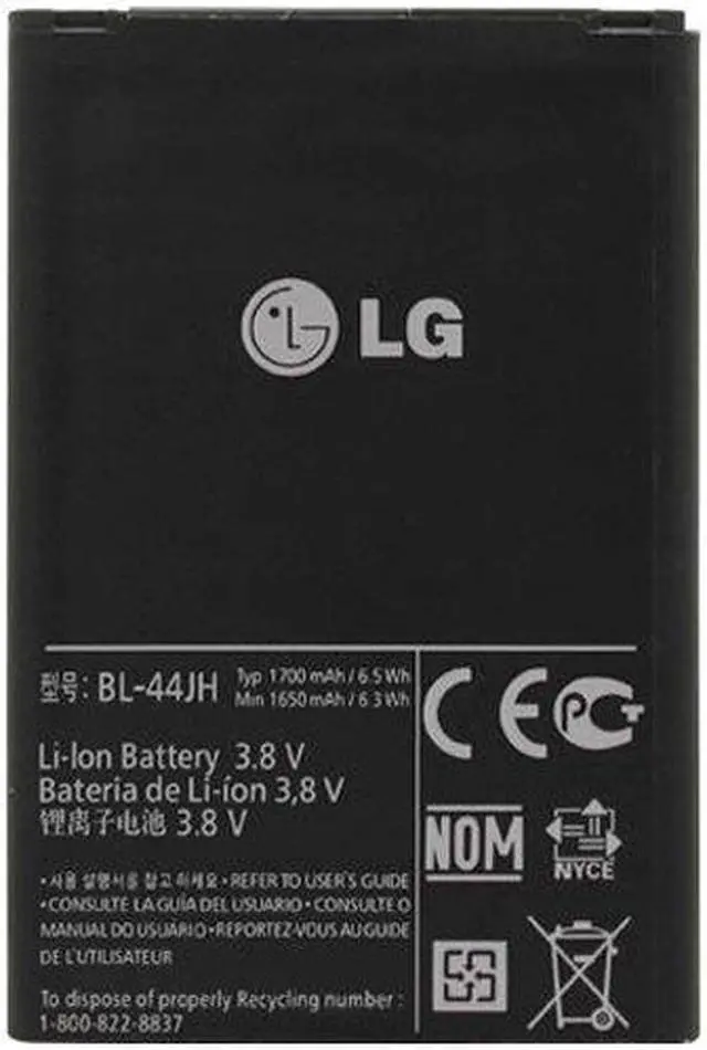Alt view image 3 of 9 - 2x NEW LG OEM BL-44JH BATTERY FOR OPTIMUS L7, P700, P750 MOTION 4G MS770, MACH