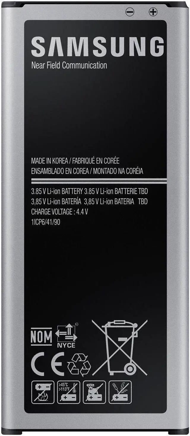 Alt view image 2 of 2 - Samsung 3000mah Battery for Samsung Galaxy Note Edge - Non-Retail Packaging - Silver