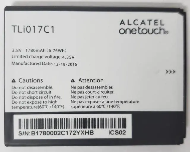 Alt view image 2 of 4 - NEW ALCATEL TLi017C1 ONE TOUCH OT-4060O 4060O IDEAL STREAK GENUINE BATTERY