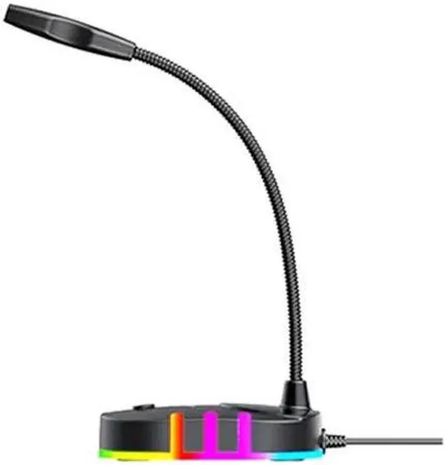 Alt view image 2 of 3 - Havit GK58B USB2.0 RGB lighting Gaming Omnidirectional Microphone_Black