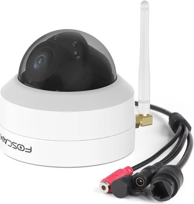 Alt view image 3 of 6 - Foscam D4Z 4MP Dual Band Wi-Fi PTZ 4X Optical Zoom Dome IP Camera