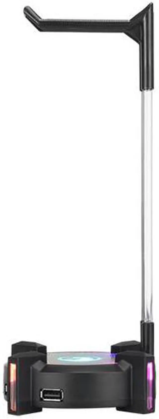 Alt view image 3 of 3 - Marvo HZ04 RGB Lighting Premium Headset Stand with 4 X USB ports