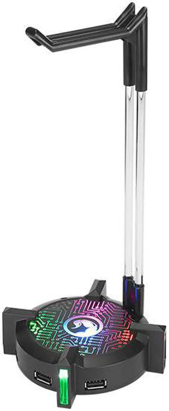 Main image of Marvo HZ04 RGB Lighting Premium Headset Stand with 4 X USB ports