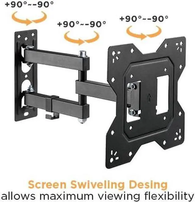 Alt view image 3 of 4 - Speedex ECONOMICAL FULL-MOTION TV WALL MOUNT Fits Most 23-43inch TVs