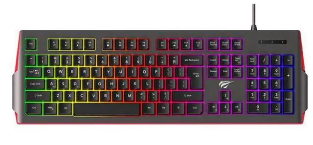 Main image of Havit KB866L Wired RGB Backlit Membrane FN Multi-function Gaming Keyboard