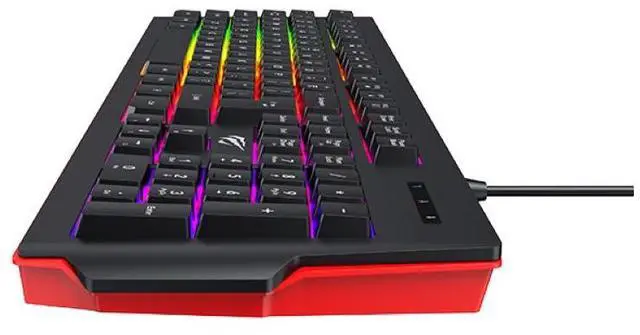 Alt view image 3 of 3 - Havit KB866L Wired RGB Backlit Membrane FN Multi-function Gaming Keyboard