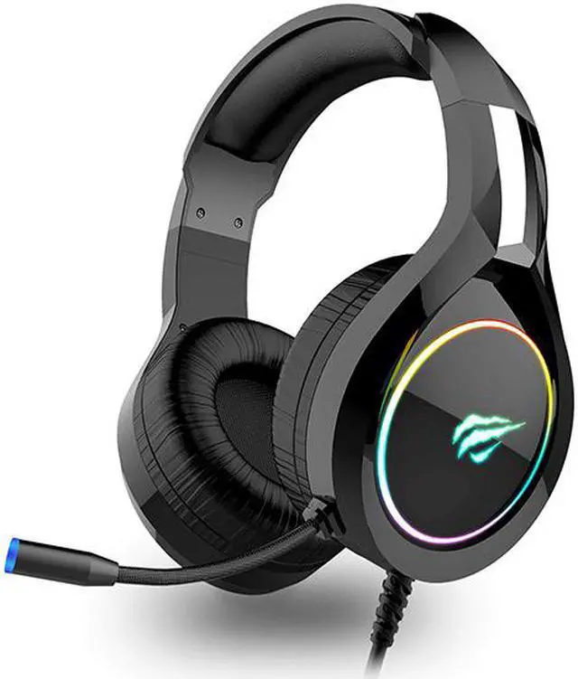 Main image of Havit H2232D LED Lighting 3.5mm+USB, 50mm Drive Gaming Headset_Black