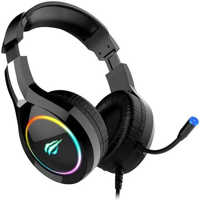 Alt view image 2 of 2 - Havit H2232D LED Lighting 3.5mm+USB, 50mm Drive Gaming Headset_Black