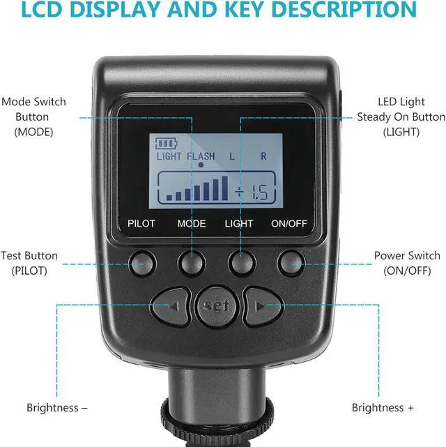 Alt view image 2 of 7 - Neewer® 48 Macro LED Ring Flash Light Includes 4 Diffusers (Clear, Warming, Blue, White) For Canon, Nikon, Panasonic, Olympus, Pentax SLR Cameras (Will Fit 49, 52, 55, 58, 62, 67, 72, 77mm Lenses)