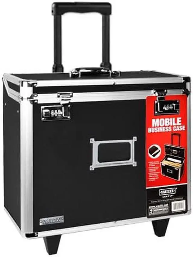 Alt view image 5 of 13 - IdeaStream Consumer Products, Locking Catalog Case 15"x10"16" Black VZ00194