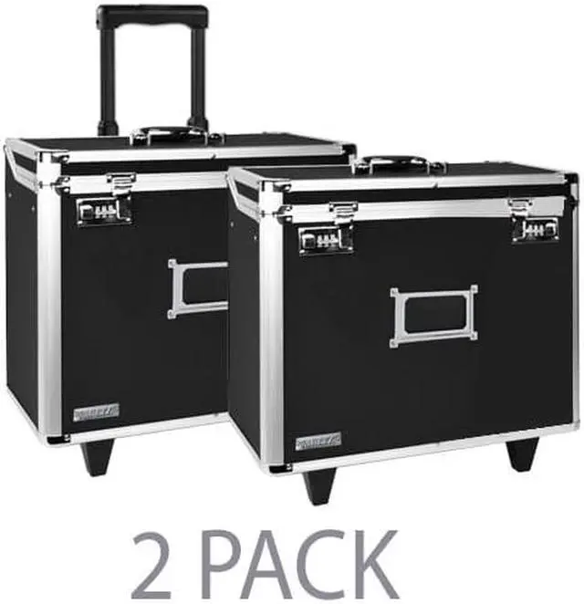 Alt view image 4 of 13 - IdeaStream Consumer Products, Locking Catalog Case 15"x10"16" Black VZ00194