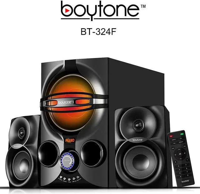 Alt view image 3 of 20 - Boytone BT-324F Bluetooth Speaker System