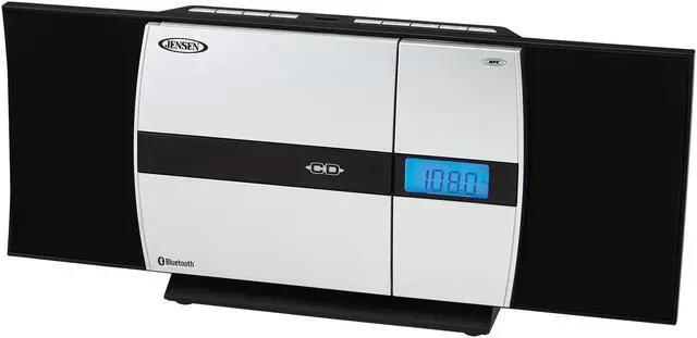 Main image of JENSEN JBS-225 WALL MOUNTABLE BLUETOOTH CD MUSIC SYSTEM WITH DIGITAL FM TUNER