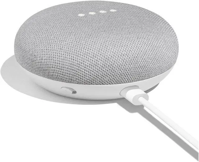 Alt view image 3 of 8 - 2 Pack Google Home Mini Personal Home Assistant Digital Media Streamer - Chalk