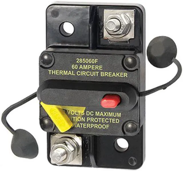 Main image of Blue Sea 7184 60 Amp Circuit Breaker Surface Mt 285 Series