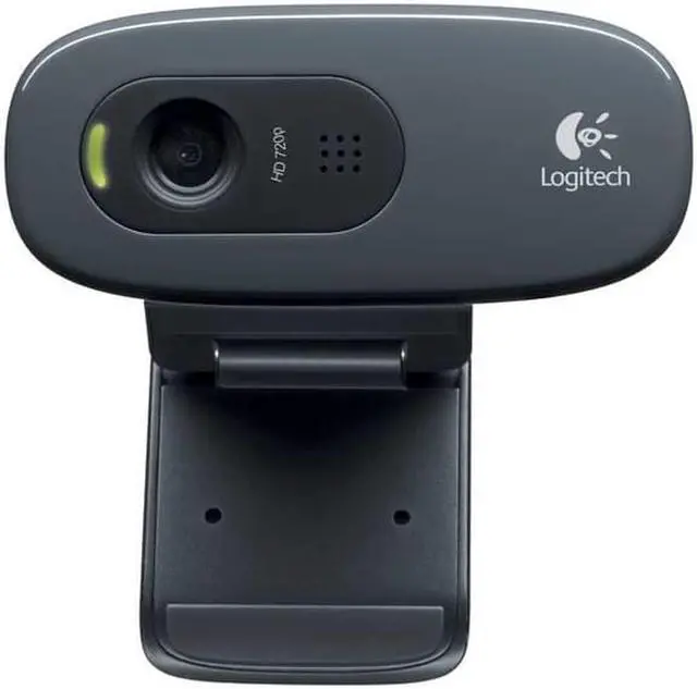 Alt view image 2 of 10 - Logitech C270 Webcam - Black - USB 2.0