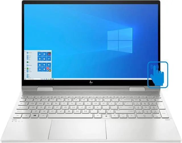 Main image of HP ENVY x360 15t Home & Business 2-in-1 Laptop (Intel i7-1165G7 4-Core, 64GB RAM, 2TB m.2 SATA SSD, 15.6" Touch  Full HD (1920x1080), Intel Iris Xe, Active Pen, Fingerprint, Wifi, Win 10 Home)