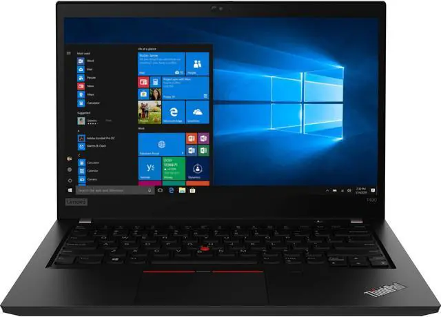 Main image of Lenovo ThinkPad T490 Home and Business Laptop (Intel i5-8265U 4-Core, 16GB RAM, 512GB m.2 SATA SSD, 14.0" HD (1366x768), Intel UHD, Fingerprint, Wifi, Bluetooth, Webcam, 2xUSB 3.1, 1xHDMI, Win 10 Pro)