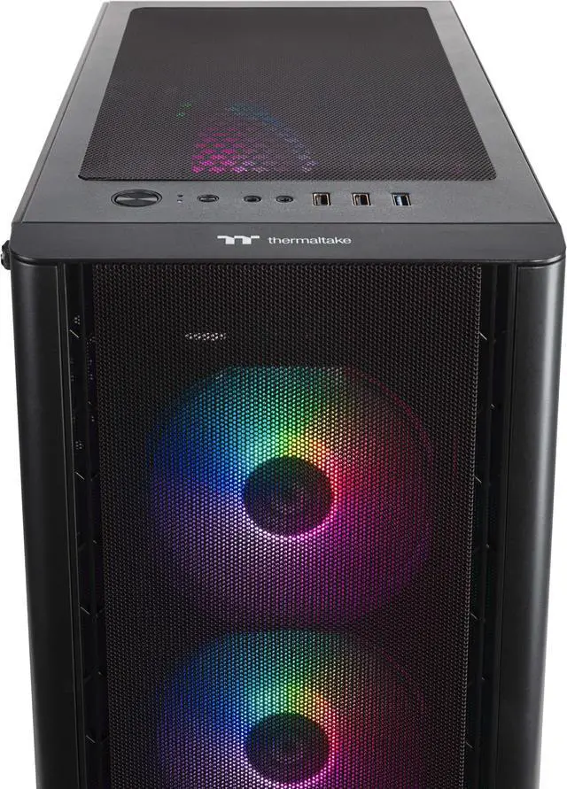 Alt view image 6 of 7 - Velztorm Archux CTO Gaming Desktop PC Black (AMD Ryzen 7-5700X 8-Core, GeForce RTX 3050 8GB, 16GB DDR4, 1TB PCIe SSD, 120mm AIO, RGB Fans, 750W PSU, Win 10 Pro) VELZ0001