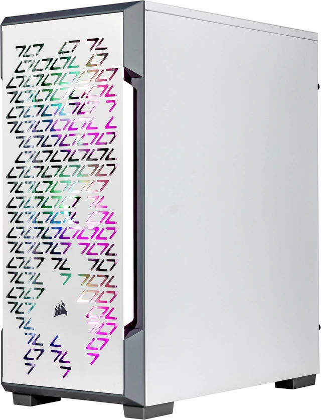 Alt view image 2 of 7 - Velztorm White Ferrux Gaming Custom Desktop (AMD Ryzen 9 - 5900X 12-Core, GeForce RTX 3080, 32GB RAM, 1TB PCIe SSD + 1TB HDD, USB 3.2, HDMI, Display Port, Win 10 Home)