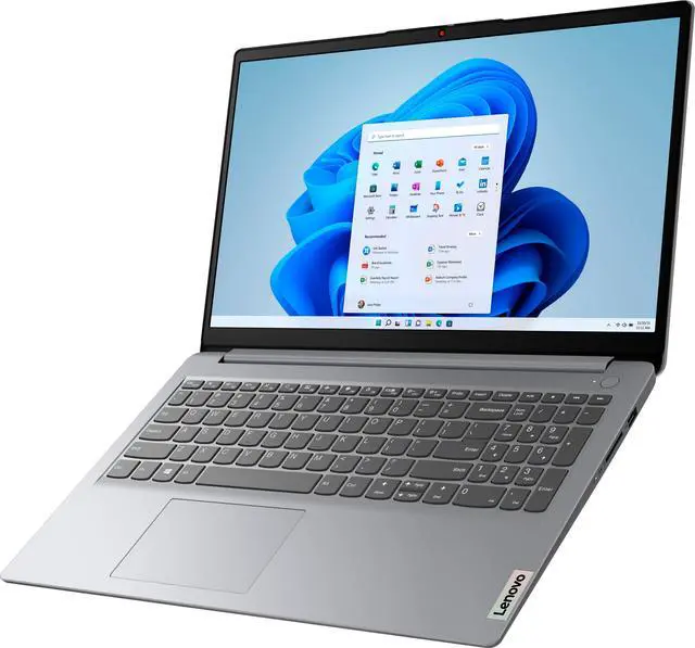Alt view image 4 of 7 - Lenovo Ideapad 1 Home & Business Laptop (AMD Ryzen 7 5700U 8-Core, 15.6" 60Hz Touch Full HD (1920x1080), AMD Radeon, 12GB RAM, 512GB SSD, Wifi, Win 11 Home S-Mode) with Travel & Work Backpack