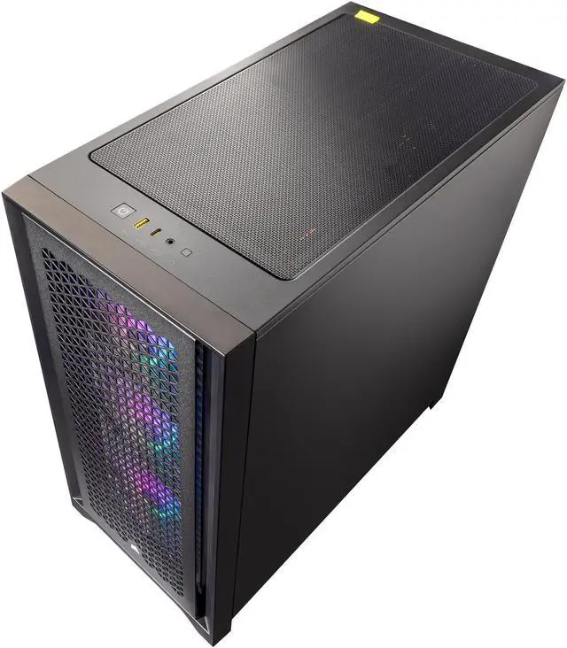Alt view image 6 of 7 - Velztorm Tentorix Custom PC Gaming Tower (240 mm AIO, AMD Ryzen 7 5800X3D 8-Core, GeForce RTX 3070 8GB, 16GB DDR4, 512GB PCIe SSD + 1TB HDD (3.5), AC WiFi, RGB Fans, 750W PSU, BT, Win 10P) VELZ0057